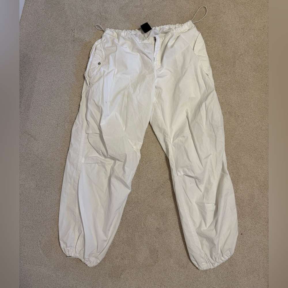 Urban Outfitters Iet Frans Balloon Cargo Pant Small White